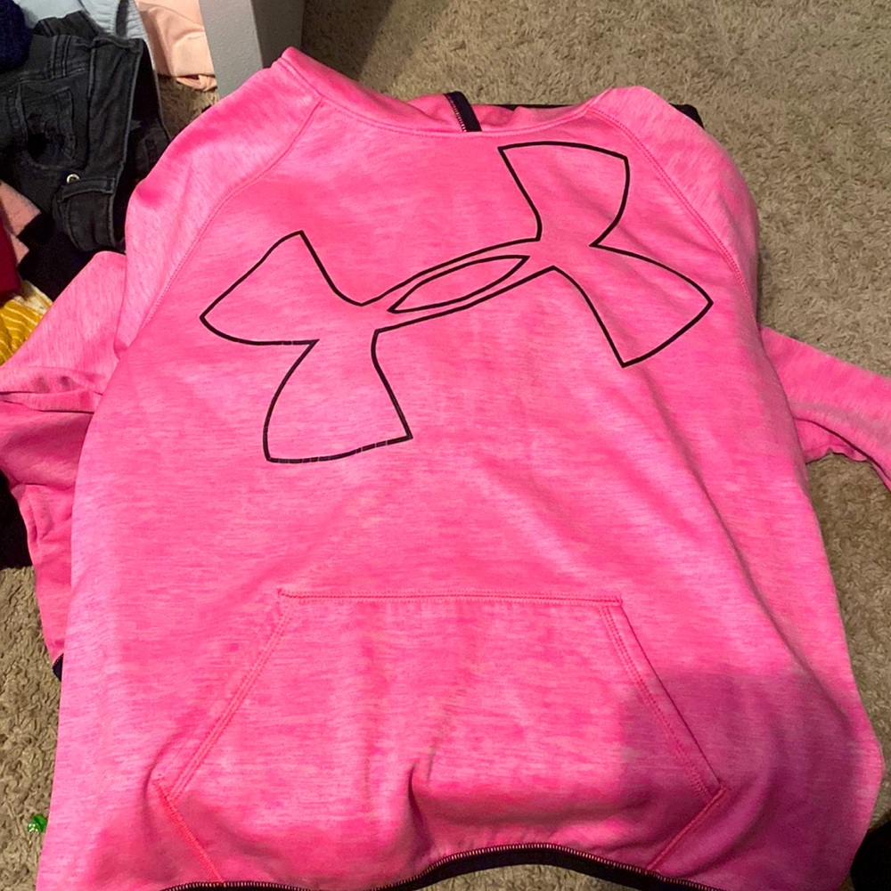 Pink Under Armour Hoodie